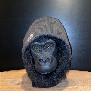 The North Face Beanie. Olive/pewter. OS.